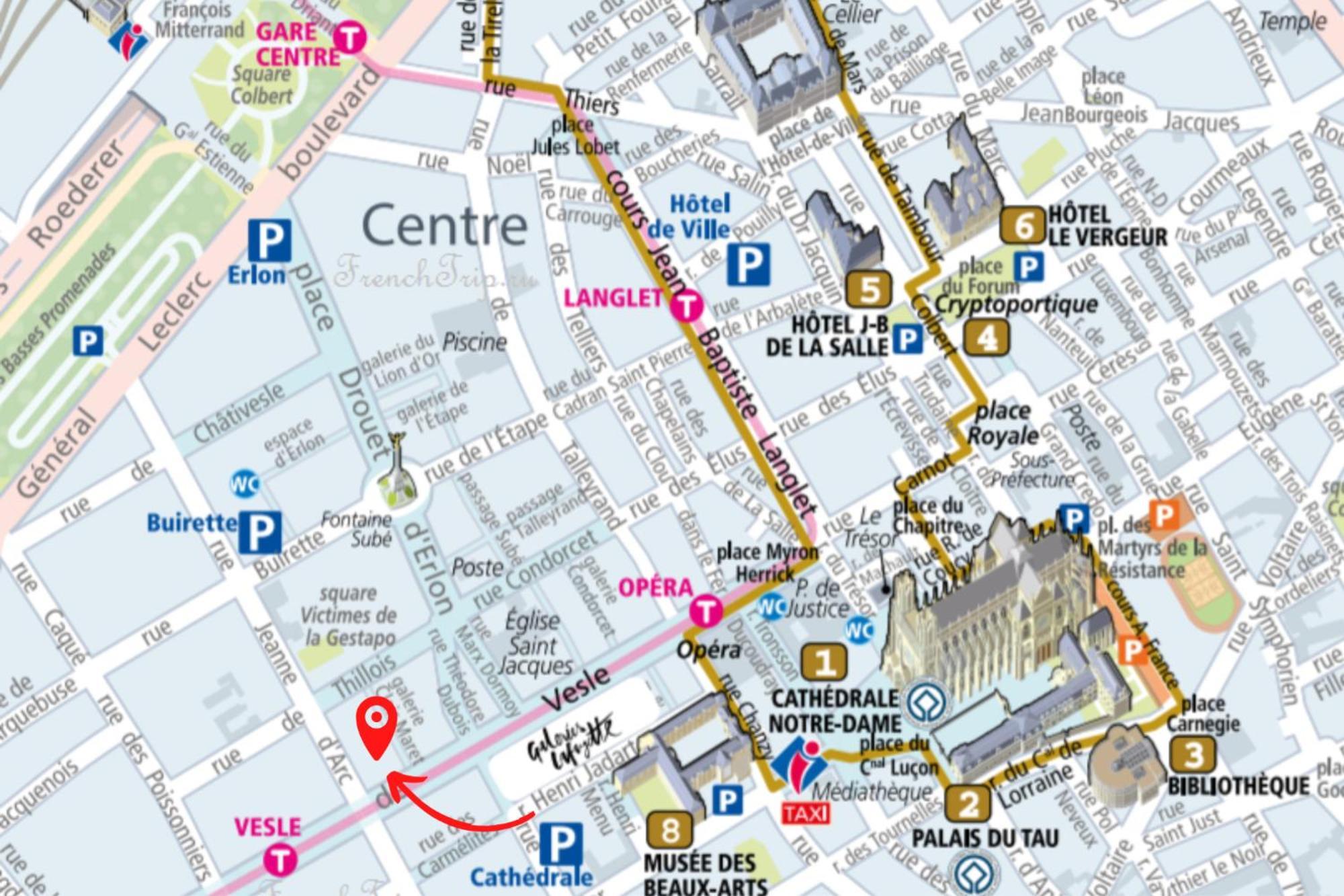 Refuge Urbain - Ideal Pro, Familles & Amis - Le Calme En Hypercentre - Wifi Haut Debit - Netflix - Machine A Laver - Gare, Cathedrale, Commerces, Restaurants & Transports En Commun A Moins De 10 Minutes A Pied Remeš Exteriér fotografie